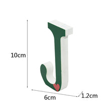 Load image into Gallery viewer, 1pc DIY Wooden Letter Free Standing Alphabet Ornaments Wedding Birthday Name Design Flamingo Tropical Theme Party Decorations