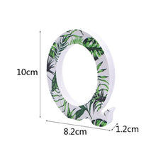Load image into Gallery viewer, 1pc DIY Wooden Letter Free Standing Alphabet Ornaments Wedding Birthday Name Design Flamingo Tropical Theme Party Decorations
