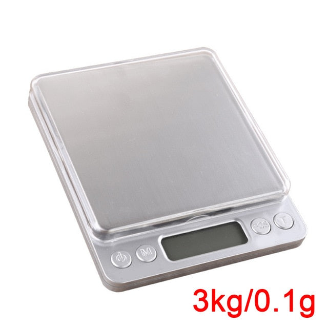 Digital Weighing Kitchen Scale LCD Electronic Stainless Steel